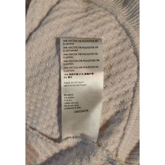 Free People Olivia Oversized Waffle Top Size Small - Picture 9 of 9